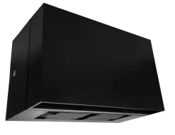Hot NorDesign Rapido K2 vegglampe utendørs Opp/ned med stikkontakt 12W LED 3000K - Svart