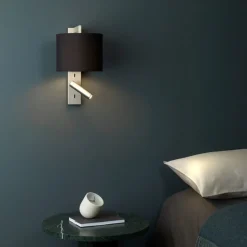 Hot Astro Lighting Ravello LED Reader vegglampe rund skjerm