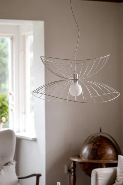 Clearance Globen Lighting Ray takpendel 70 cm - Hvit
