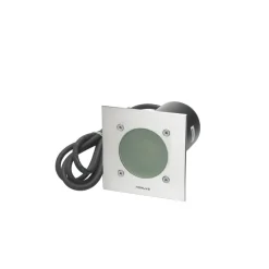 Outlet Norlys Rena 1555 uplight firkantet IP68 5,5W Stål / Frostet glass
