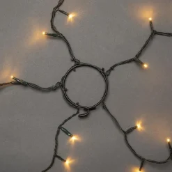 Clearance Konstsmide Ring slynge for juletre 5x50 LED 300 cm - Amber