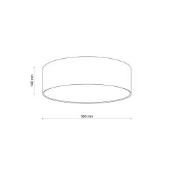 New TK Lighting Rondo kids taklampe 38 cm