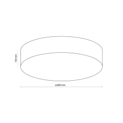 New TK Lighting Rondo taklampe 60 cm