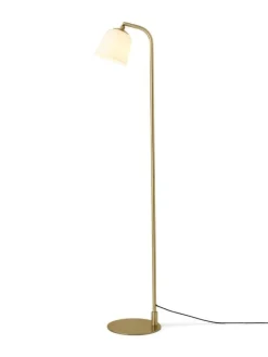 Outlet Halo Designs Room 49 gulvlampe 135 cm - Opal/Antikk messing Messing / Opal