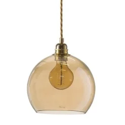 Sale EBB & FLOW Rowan takpendel 22 cm Golden Smoke/gull Gull / Røyk