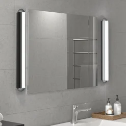 Belid Royale vegglampe for baderom 80 cm 10W 3000 Kelvin - Dimbar Svart