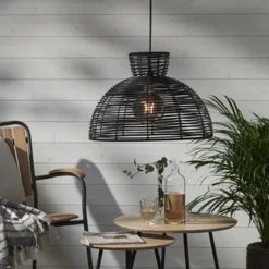 Discount Star Trading Runde utendørs lampeskjerm 47 cm IP44 - Svart