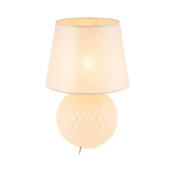 Outlet TK Lighting Santana bordlampe Hvit