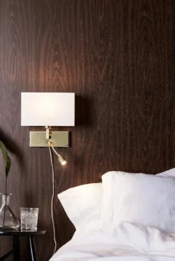 Best Marksløjd Savoy vegglampe - - Messing