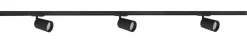 Best NorDesign Secco spotskinne 3 spotter 1 meter - Svart