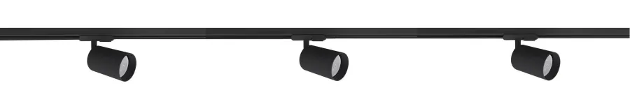 Best NorDesign Secco spotskinne 3 spotter 1 meter - Svart