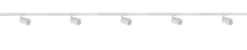 Clearance NorDesign Secco spotskinne 5 spotter 2 meter - Pure white Hvit