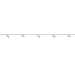 Clearance NorDesign Secco spotskinne 5 spotter 2 meter - Pure white Hvit