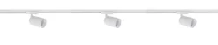 NorDesign Secco spotskinne 3 spotter 1 meter - Pure white Hvit