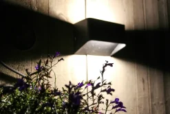 Aneta Lighting Søgne vegglampe opp/ned utendørs IP54 10W 3000K - Svart