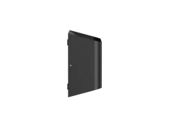 Outlet Aneta Lighting Søgne vegglampe utendørs opp/ned lys IP44 10W m/dobbel stikkontakt - Dimbar Svart
