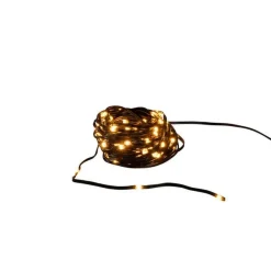 Discount Konstsmide ShineLine 100 amber micro led slynge 10 meter IP44 - Utendørs Svart