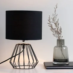 Paulmann Shiny Diamond bordlampe Svart