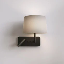 Clearance Astro Lighting Side by Side Grande vegglampe m/USB Bronse