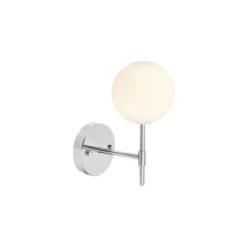 Clearance Pr home of Scandinavia Ab Sigma vegglampe IP23 - Krom/Opal Krom / Opal