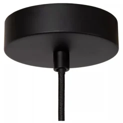 Clearance Lucide Singala takpendel 30 cm - Svart/Opal/Messingfarget Svart / Opal