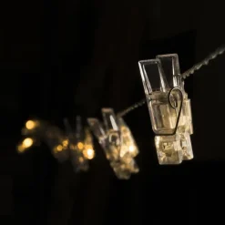 Best Konstsmide Slynge med 12 LED Fotoklyper Klar