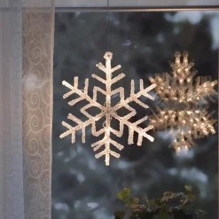 Outlet Konstsmide Snøfnugg 30 cm - Varm Hvit