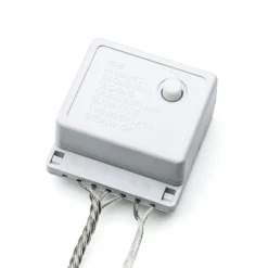 Outlet Konstsmide Snøfnugg med 90 varme LED 58 cm IP44 utendørs Hvit