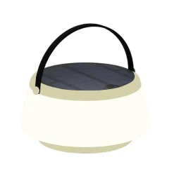 Outlet NorDesign Solar bordlampe 2,2W 2700 Kelvin IP44 utendørs med solcelle Hvit