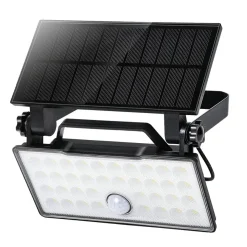Outlet NorDesign Solar portabel vegglampe 10W 3000 Kelvin IP65 utendørs med solcelle og sensor Svart