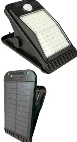 Outlet NorDesign Solar Sensor clips vegglampe utendørs 4W 3000K IP65 - Solcelle Svart