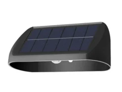 Best NorDesign Solar vegglampe 2W 3000 Kelvin IP65 utendørs med solcelle Svart
