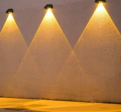 Best NorDesign Solar vegglampe 2W 3000 Kelvin IP65 utendørs med solcelle Svart