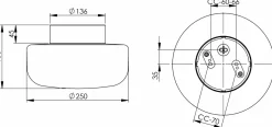 Online Ifø Electric Solenne 250/156 tak/vegglampe IP44 E27