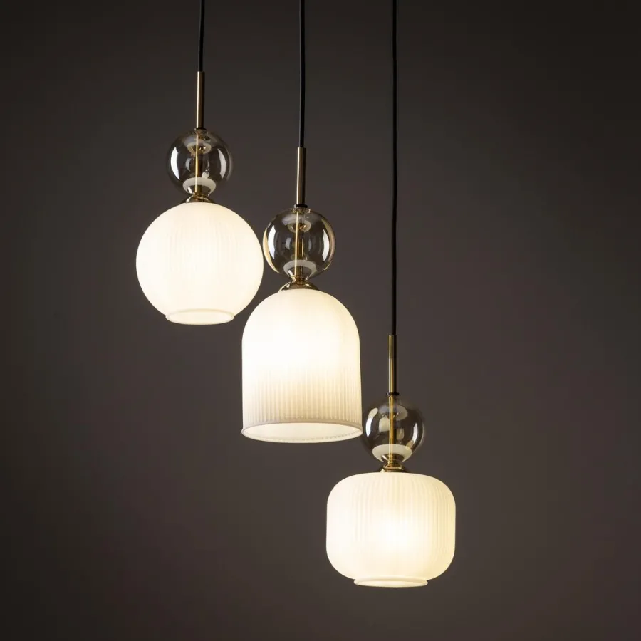 New TK Lighting Sophia takpendel 3-lys