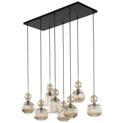 Best TK Lighting Sophia takpendel 8-lys Amber