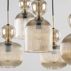 Best TK Lighting Sophia takpendel 8-lys Amber