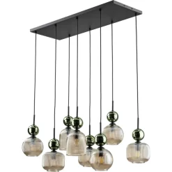 Best TK Lighting Sophia takpendel 8-lys Amber