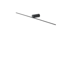 Outlet Nowodvorski Spin vegglampe medium 99 cm 14W 3000K - Svart