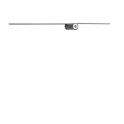 Outlet Nowodvorski Spin vegglampe medium 99 cm 14W 3000K - Svart