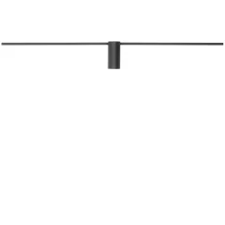 Outlet Nowodvorski Spin vegglampe medium 99 cm 14W 3000K - Svart