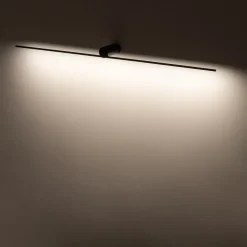 Outlet Nowodvorski Spin vegglampe medium 99 cm 14W 3000K - Svart