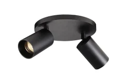 Best Antidark Spoton Circle takspot 2 lys GU10 - Svart