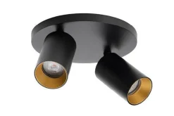 Best Antidark Spoton Circle takspot 2 lys GU10 - Svart/Gullfarget Svart / Gull