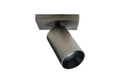 Outlet Antidark Spoton takspot 1 lys GU10 - Titanium Titianium