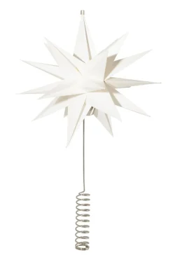 New Watt & Veke Sputnik top stjerne til juletre Hvit