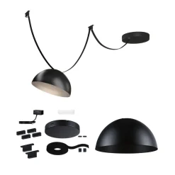 New Paulmann Startsett for ULine belte system 12W Bol pendel Svart