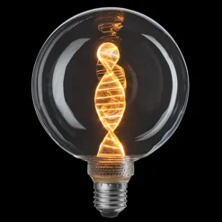 New Unison 3-Steg DNA Clear Glob 125mm 3,6W 1800K - E27 Klar