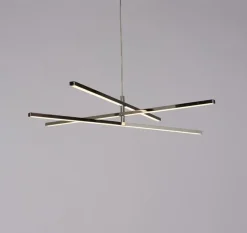 Discount Ms - belysning Stick takpendel 60 cm dimbar led - Krom