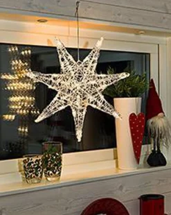 Best Konstsmide Stjerne akrylplast 45 cm Transparent
